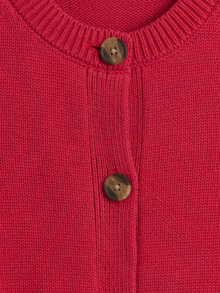 Sleeveless Button-Up Sweater