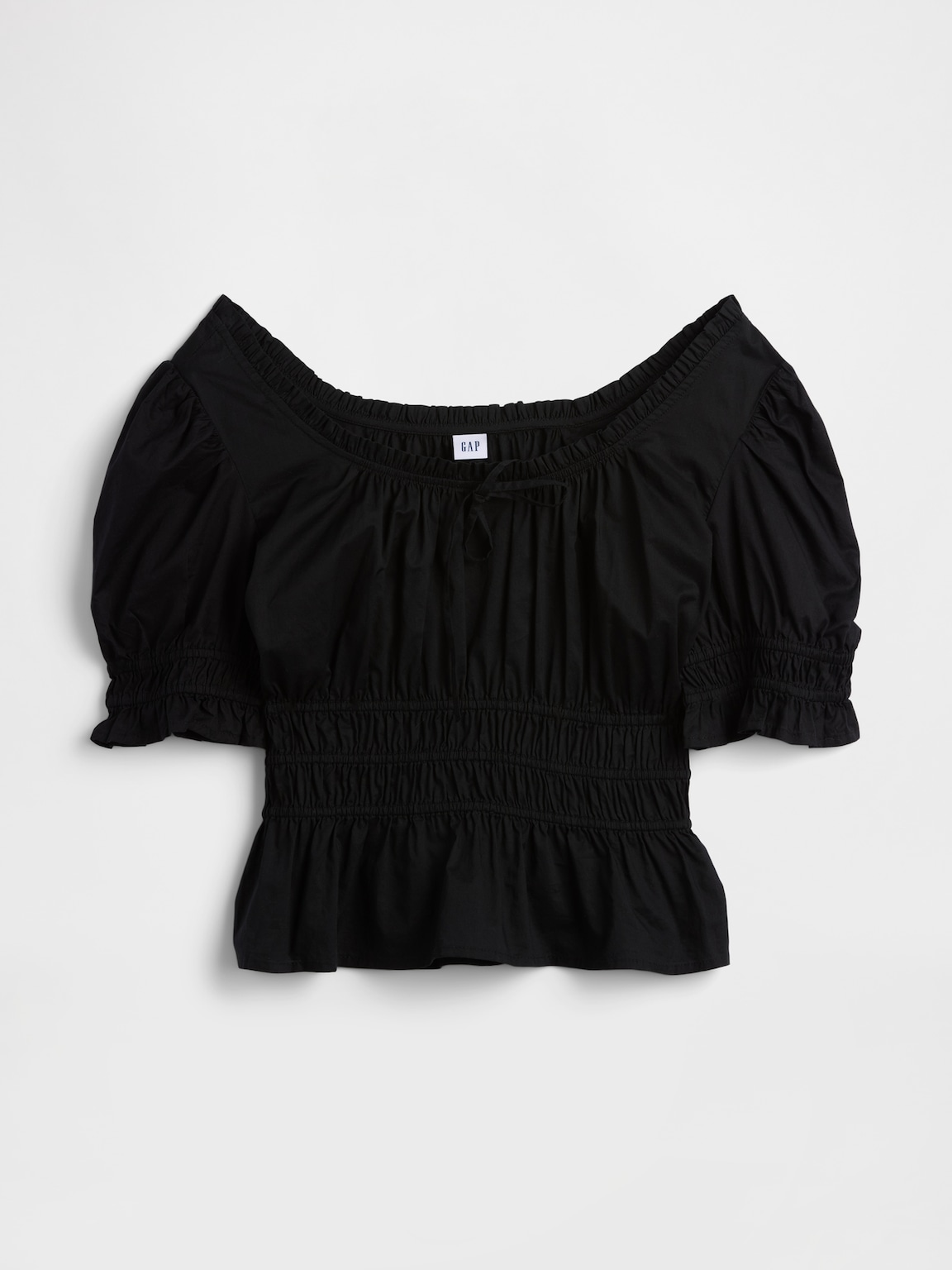 Smocked Puff Sleeve Top