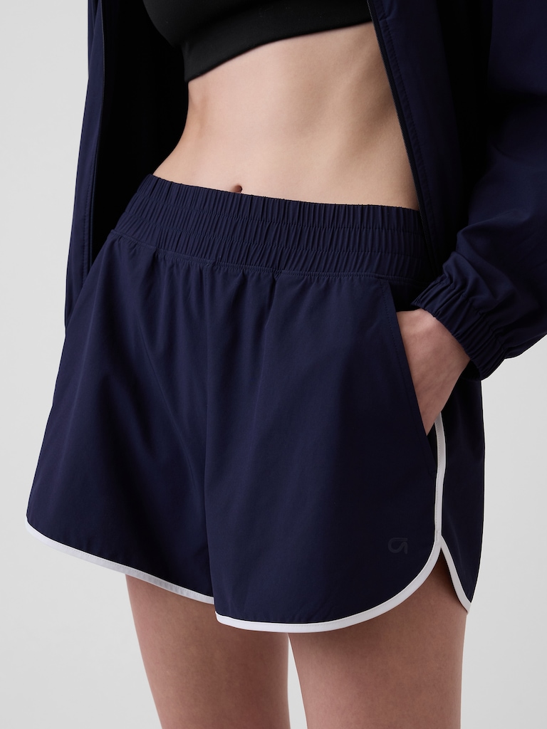 GapFit Tech High Rise Running Shorts