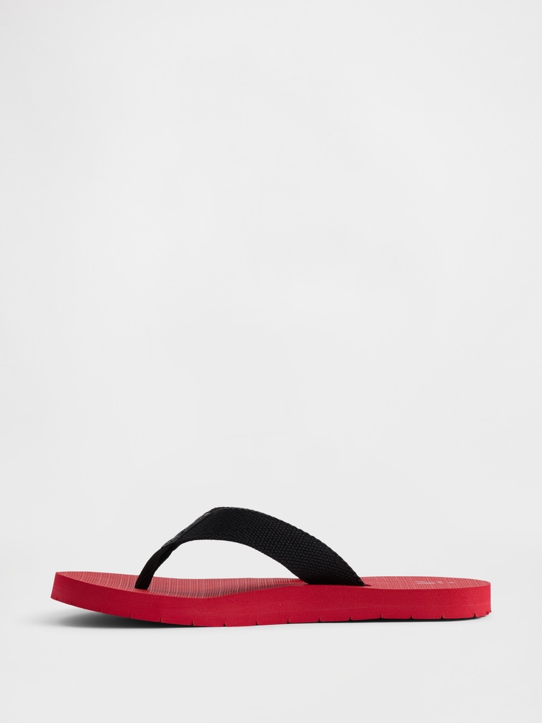 Kids Canvas Flip Flops