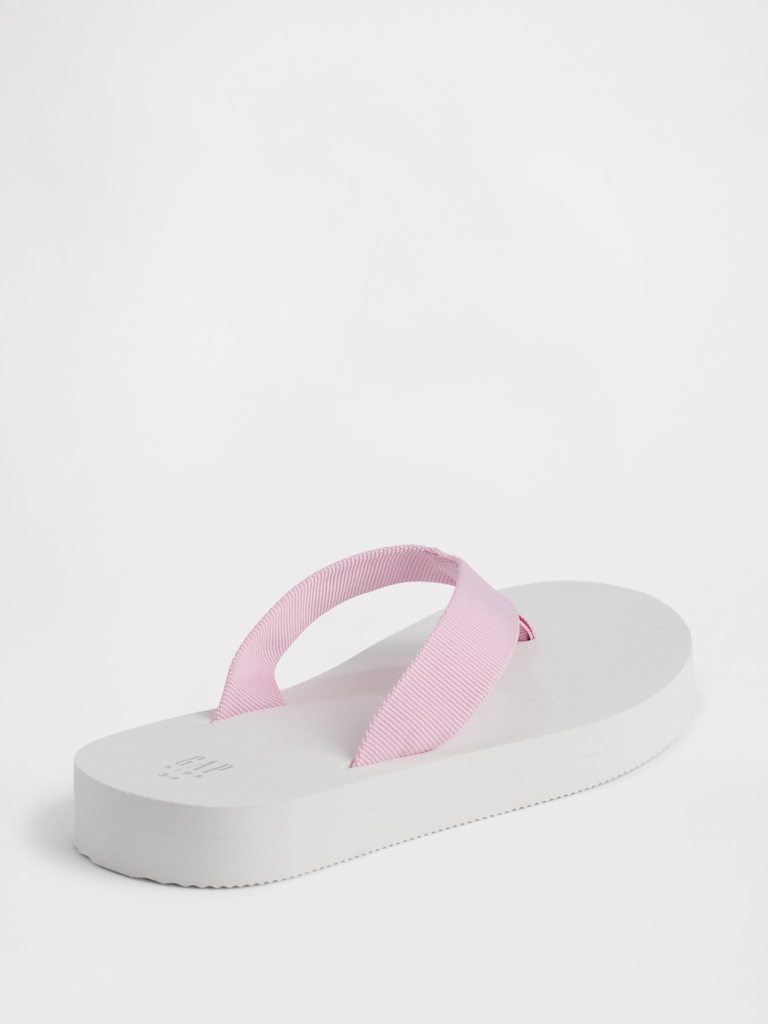 Kids Canvas Flip Flops
