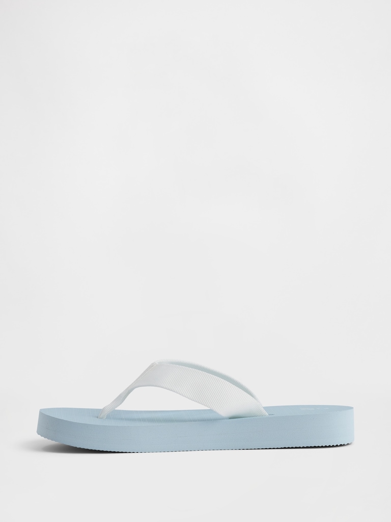 Kids Canvas Flip Flops