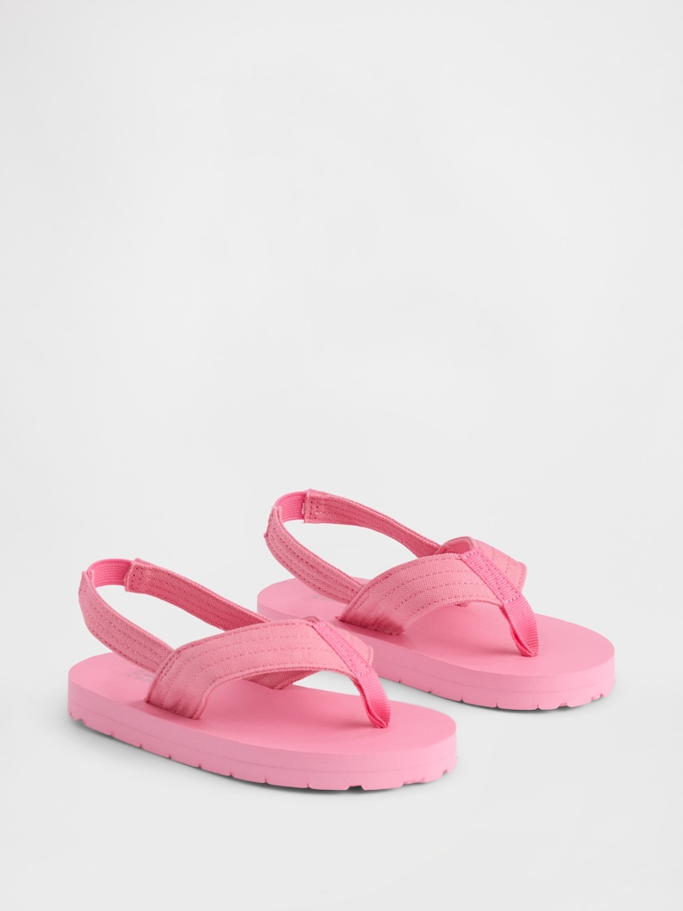 Toddler Canvas Flip Flops