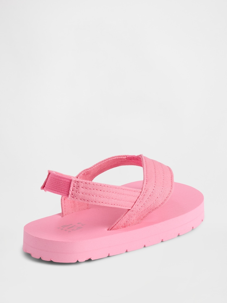 Toddler Canvas Flip Flops