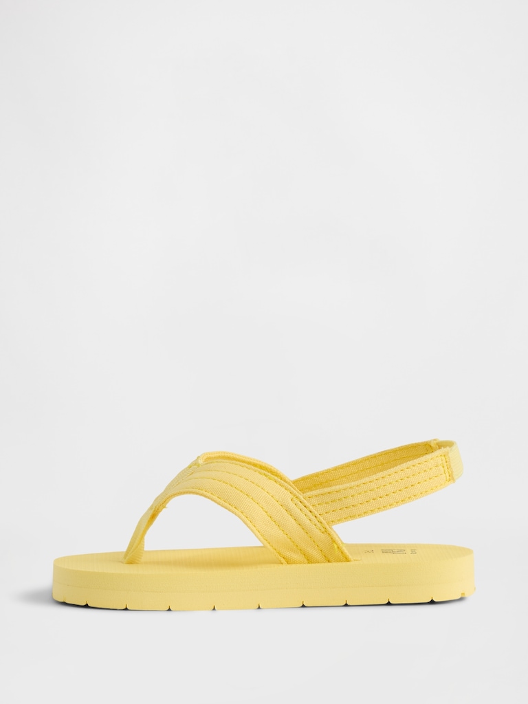 Toddler Canvas Flip Flops