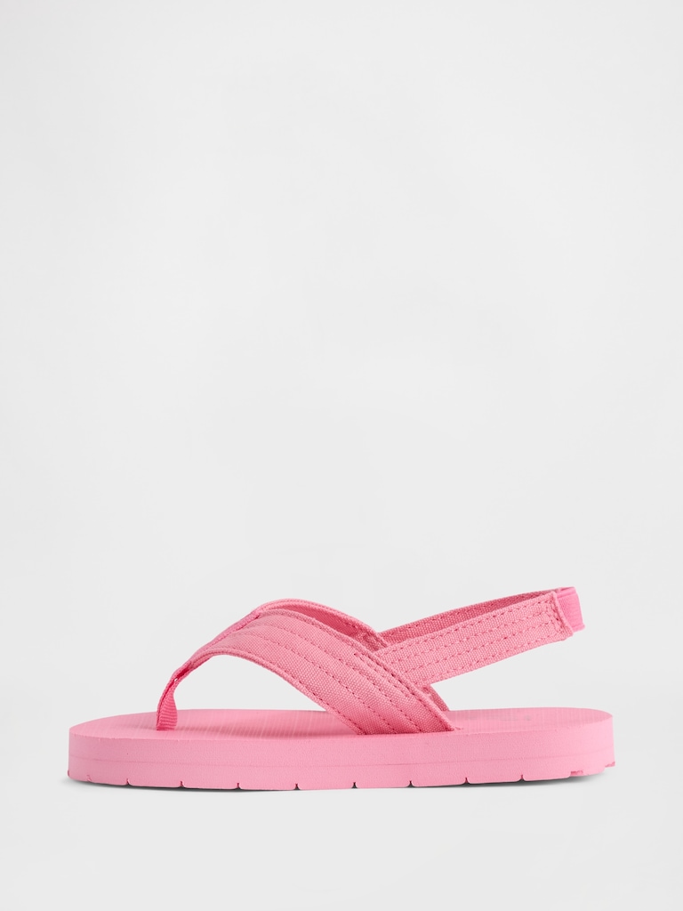 Toddler Canvas Flip Flops