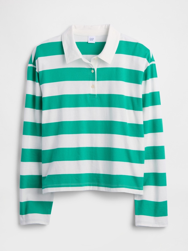 Relaxed Rugby Polo Shirt