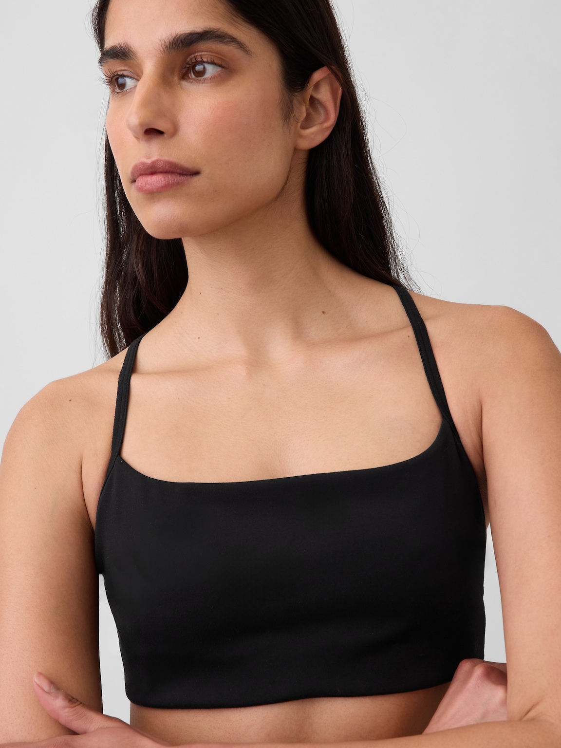 GapFit Smooth Racerback Sports Bra