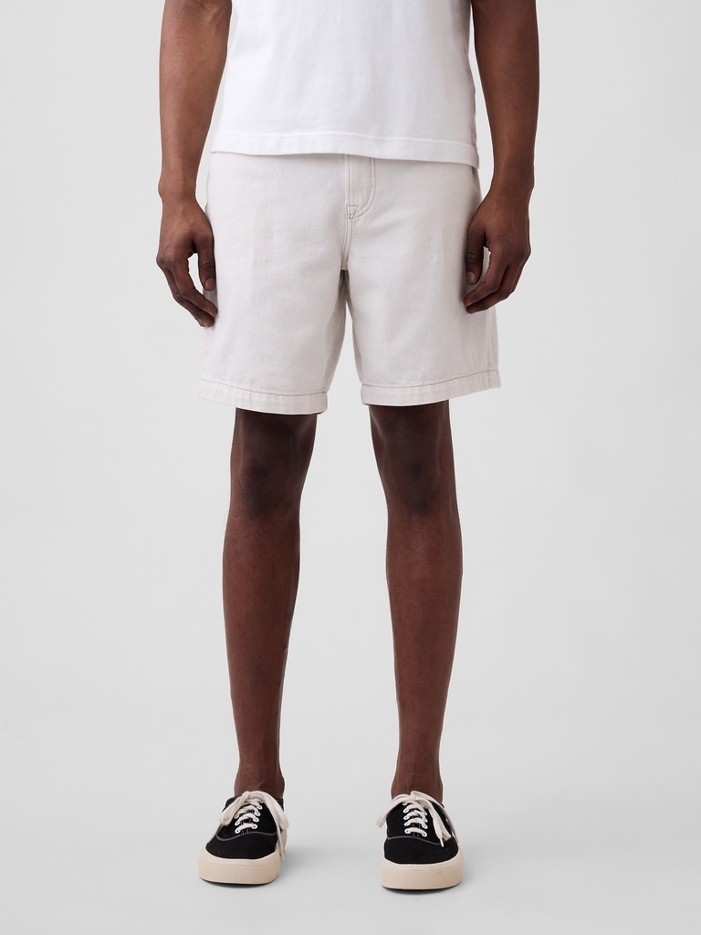 9" Loose Denim Shorts