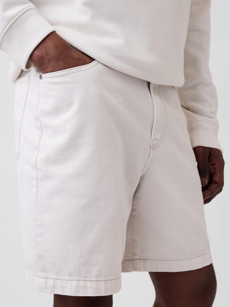 9" Loose Denim Shorts