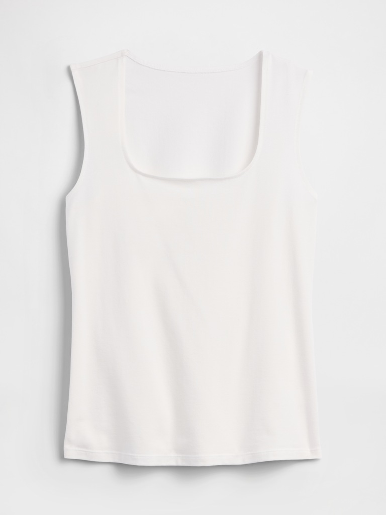 Squareneck Shell Tank Top