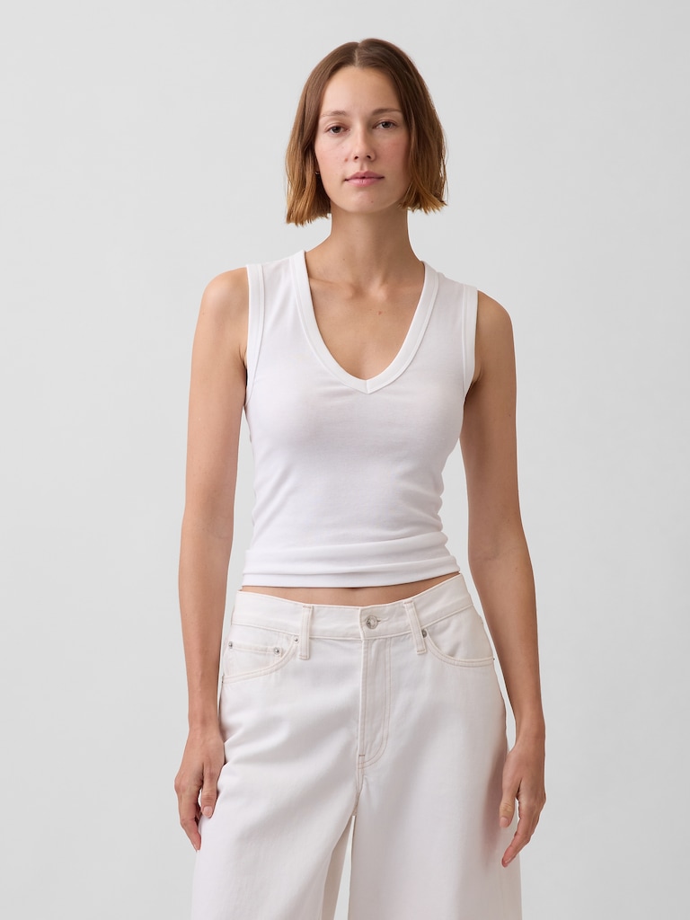 Modern V-Neck Tank Top