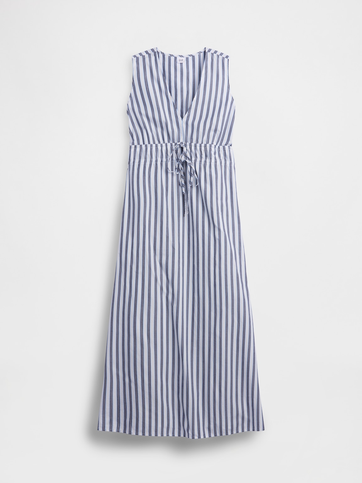 Sleeveless Tie-Front Maxi Dress