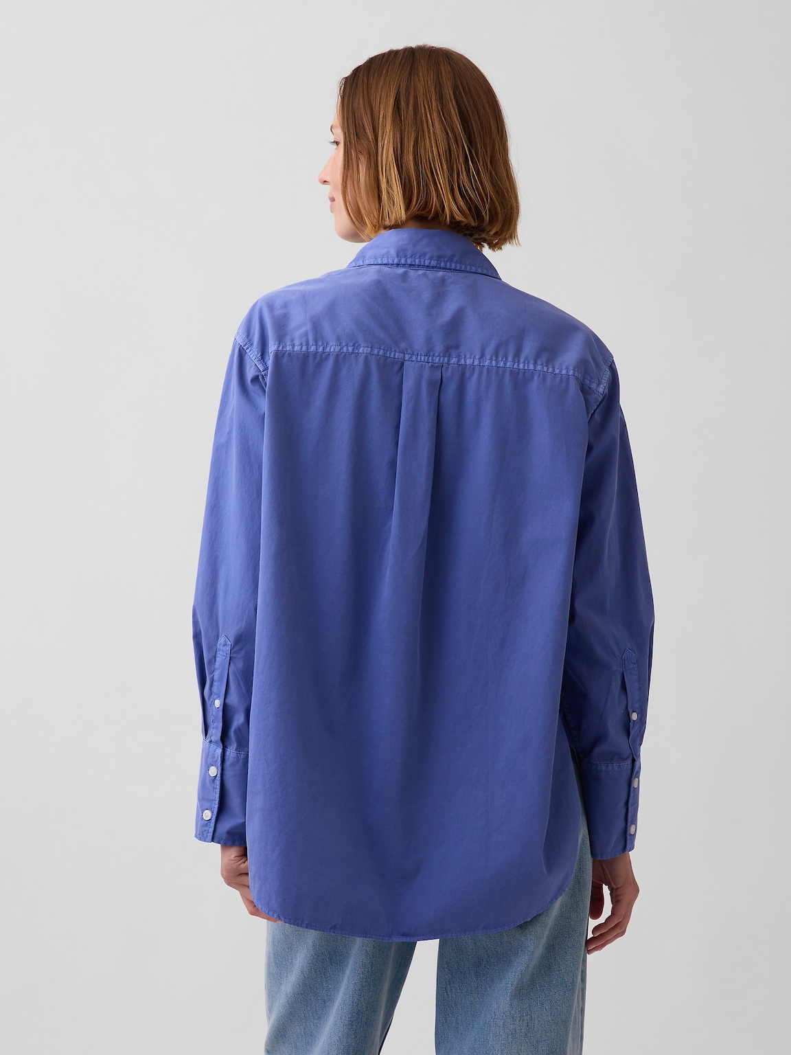 Organic Cotton Poplin Big Shirt