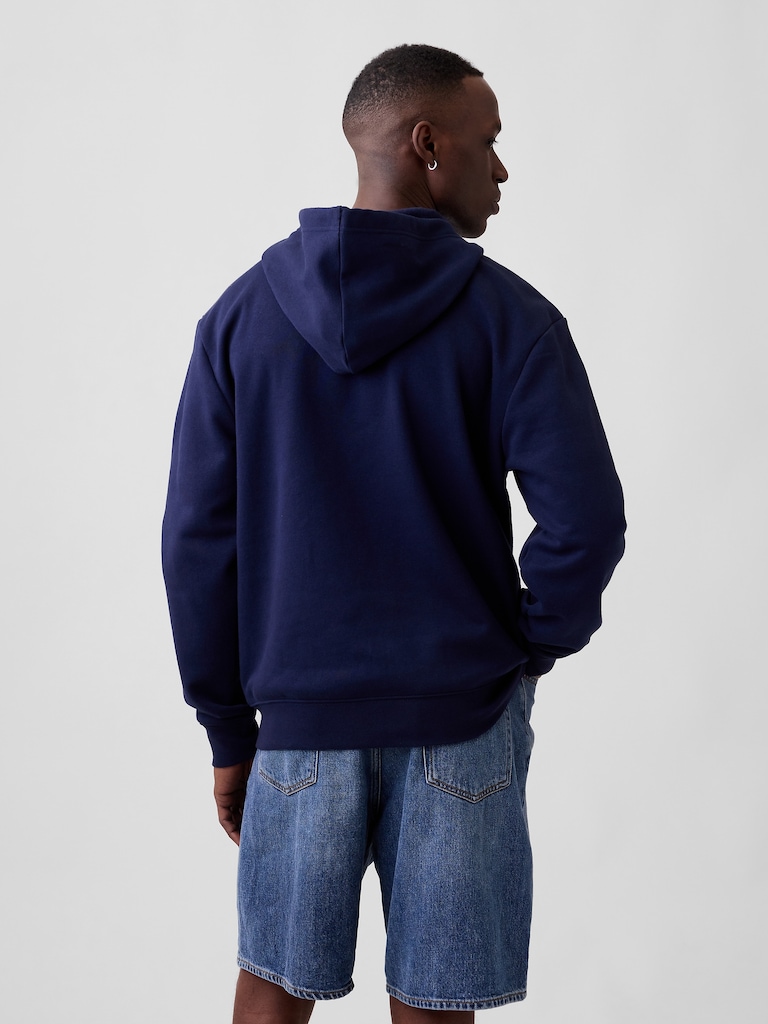 Relaxed Gap Logo Zip Hoodie