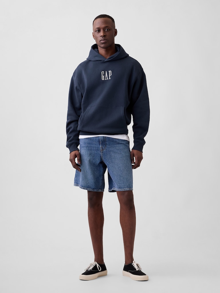 Adult Vintage Soft Oversized Gap Mini-Logo Hoodie