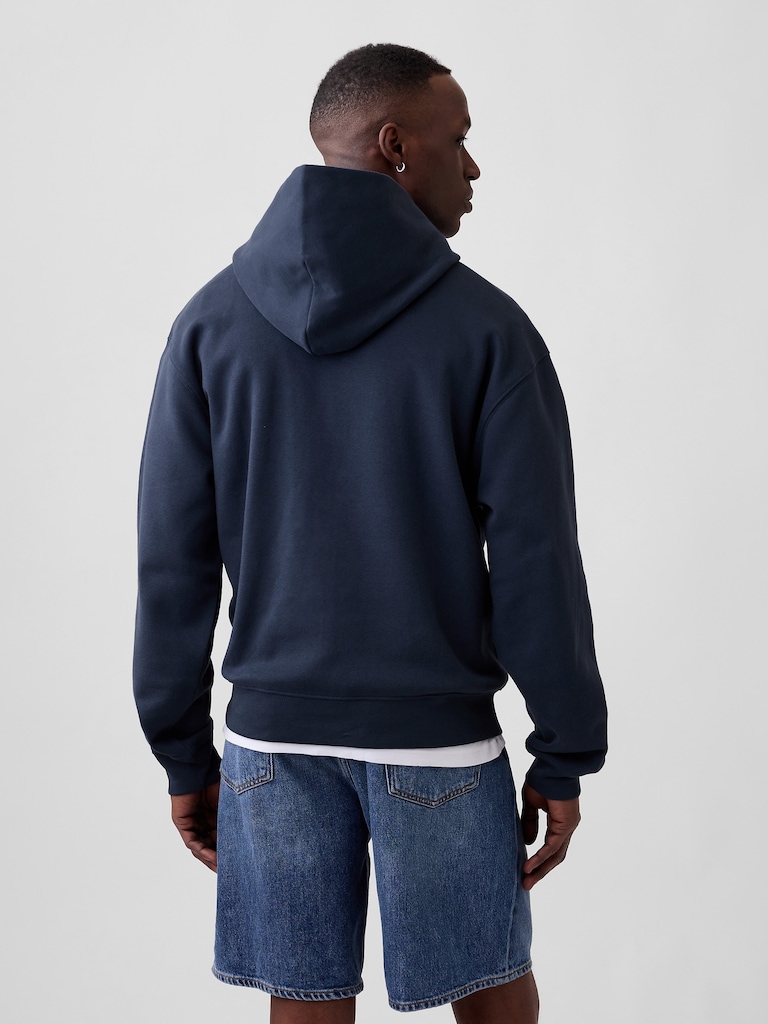 Adult Vintage Soft Oversized Gap Mini-Logo Hoodie
