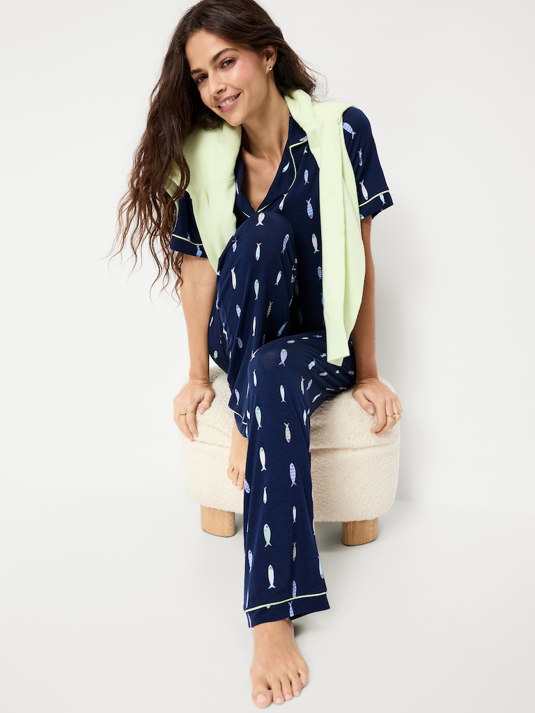 Sunday Sleep Knit Jersey Pant Set