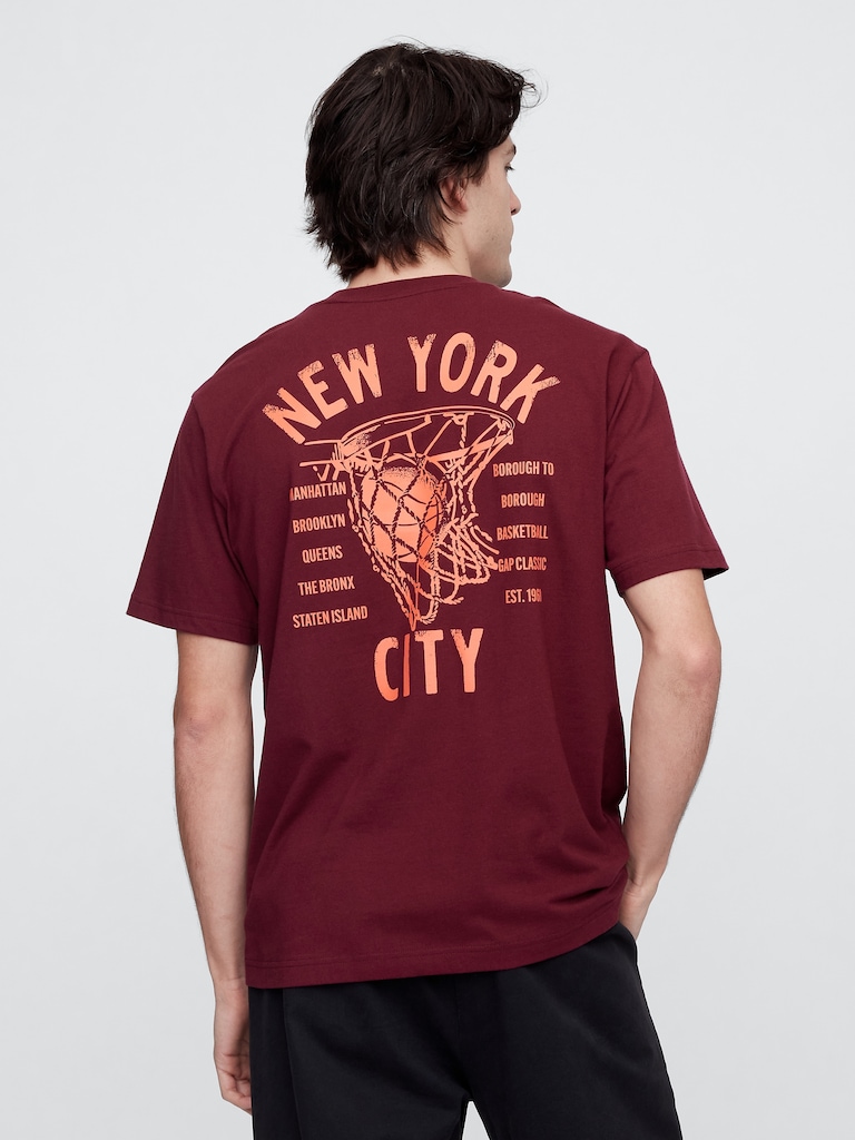 Everyday Soft Relaxed Gap NYC Graphic T-Shirt