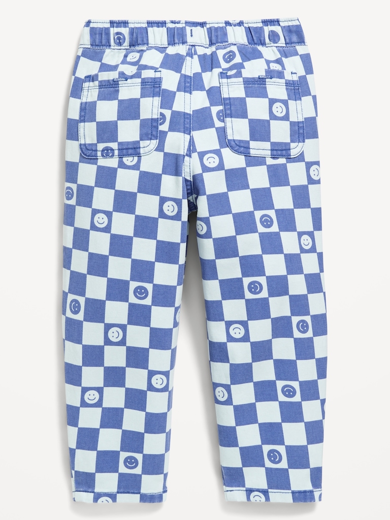 Pull-On Barrel-Leg Pants for Toddler Boys