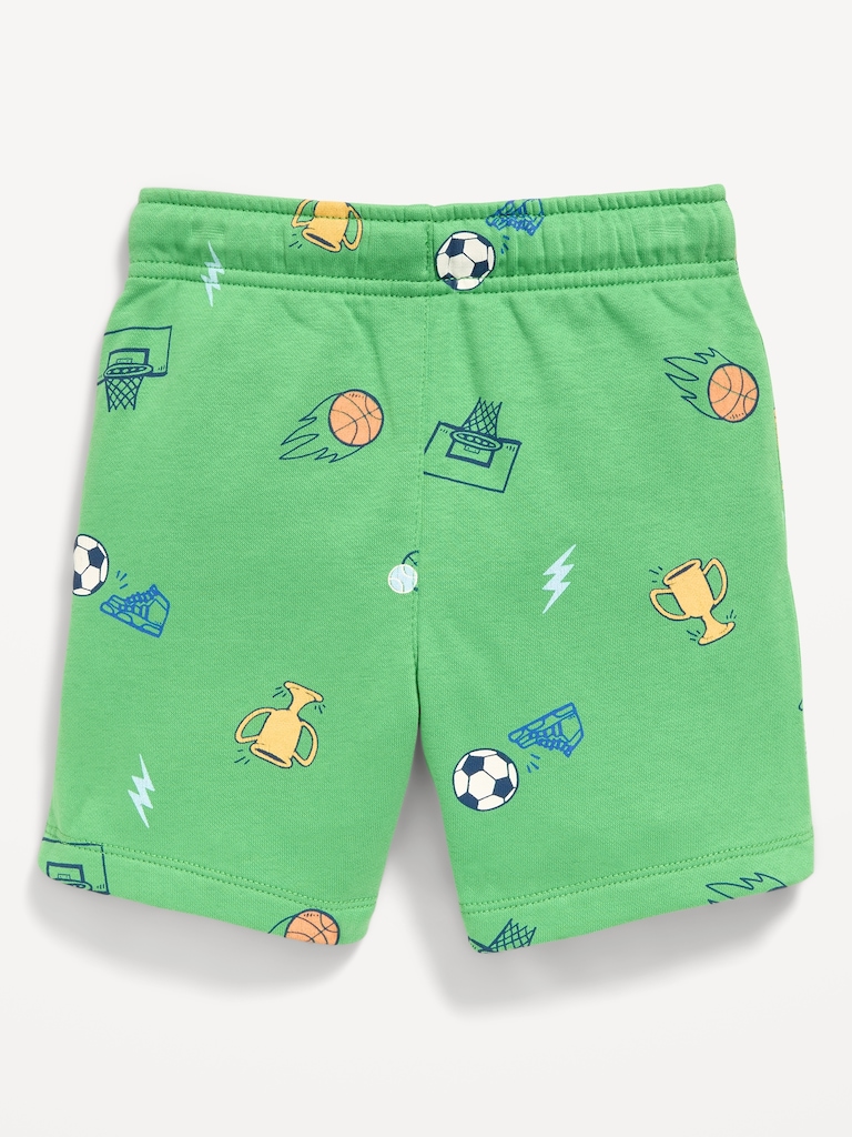 Fleece Graphic Shorts for Toddler Boys