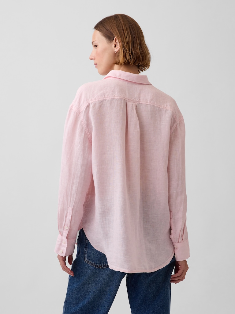 100% Linen Oversized Shirt