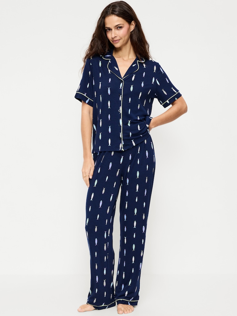 Sunday Sleep Knit Jersey Pant Set