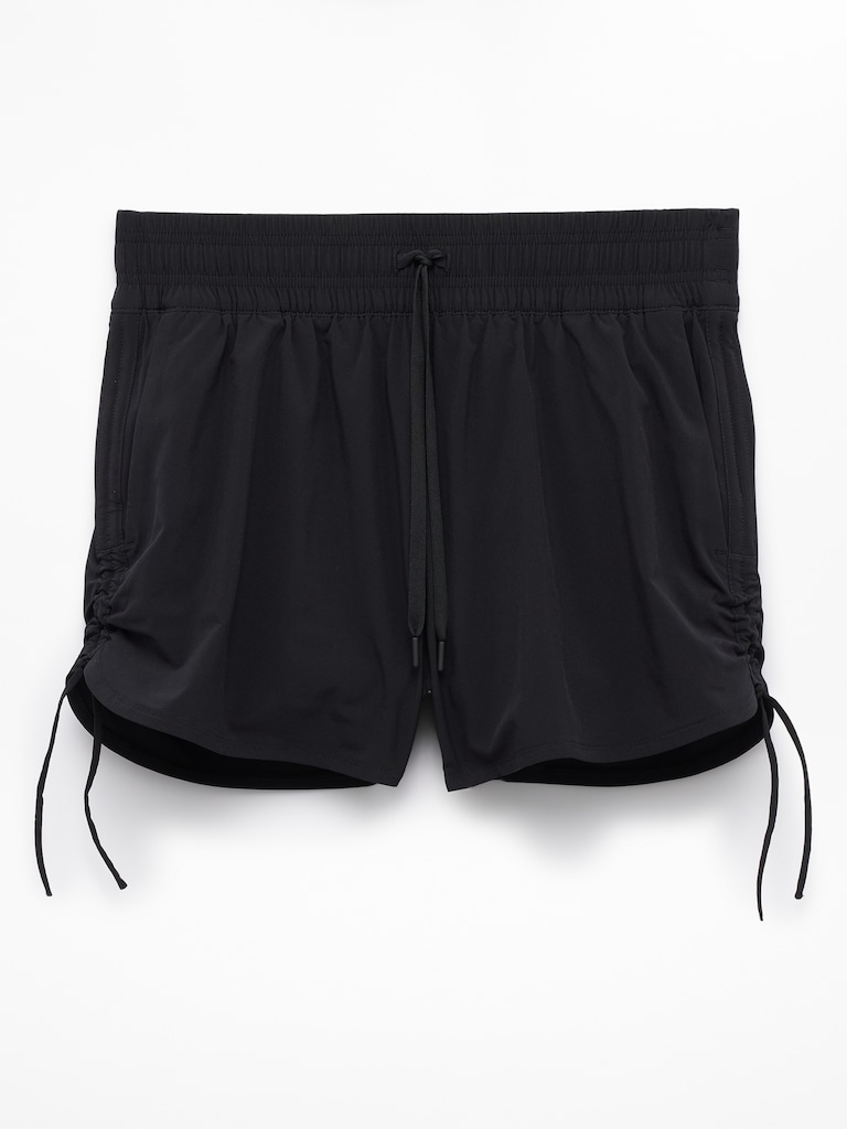 Weekender High Rise Ruched Run Short