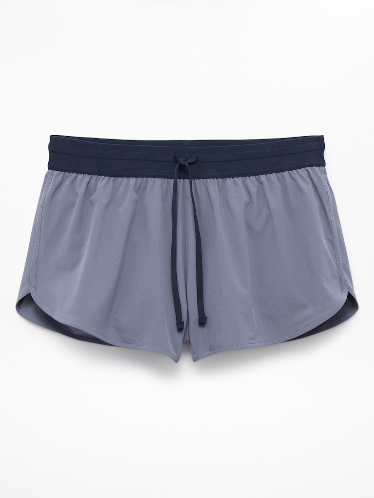 Speedwork Mid Rise Elastic Waistband Short