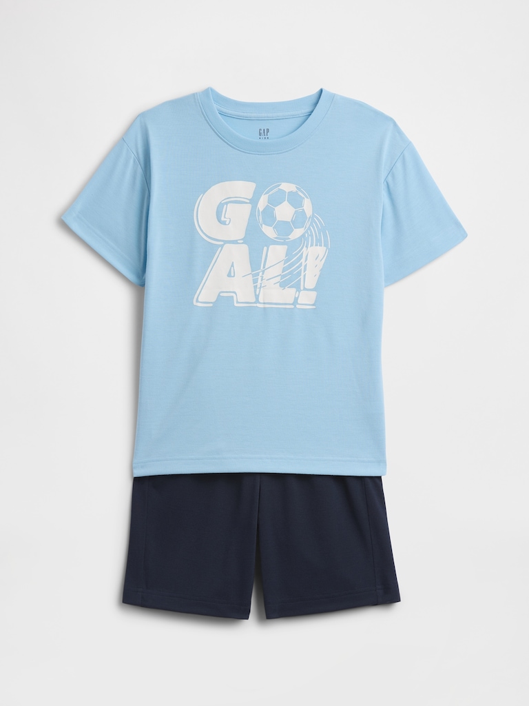 Kids 100% Recycled Sport PJ Set