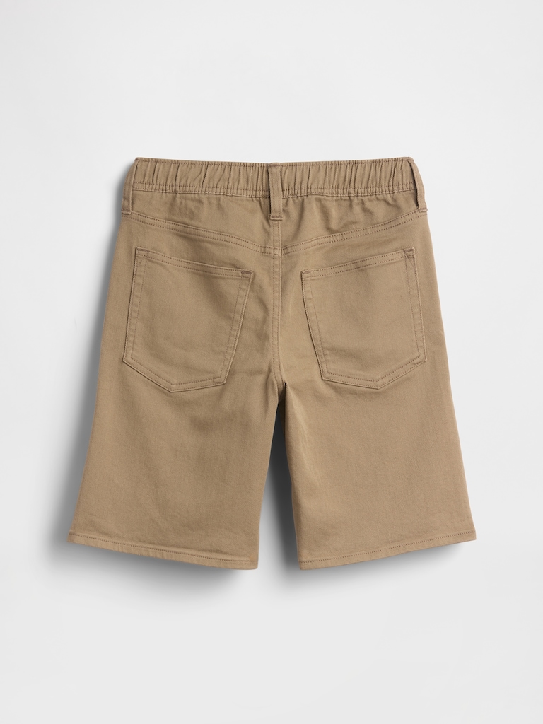 Kids Pull-On Loose Denim Shorts