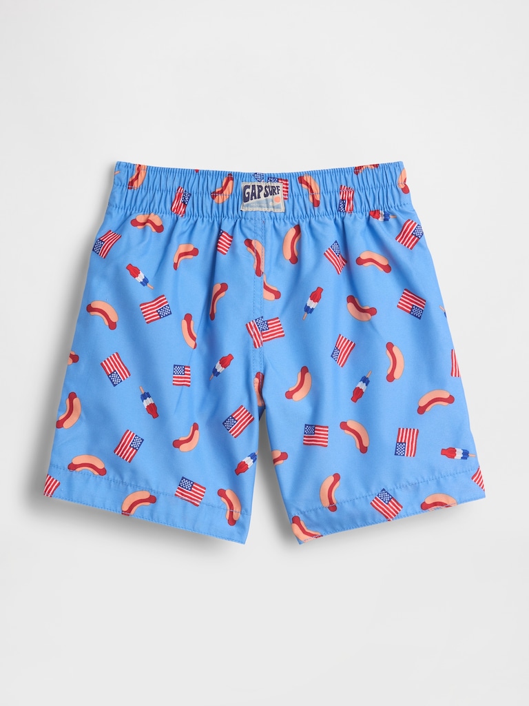 babyGap Print Swim Trunks