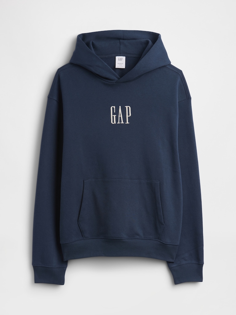 Adult Vintage Soft Oversized Gap Mini-Logo Hoodie