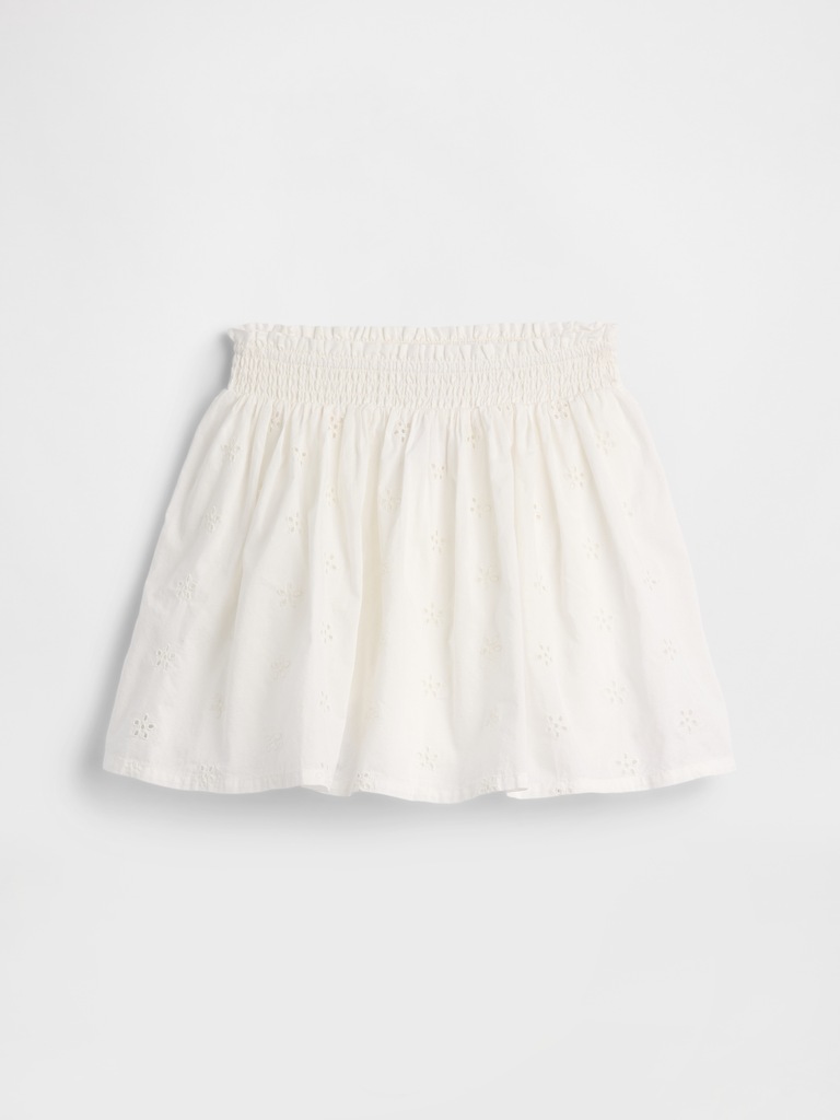 Kids Pull-On Smocked Skirt