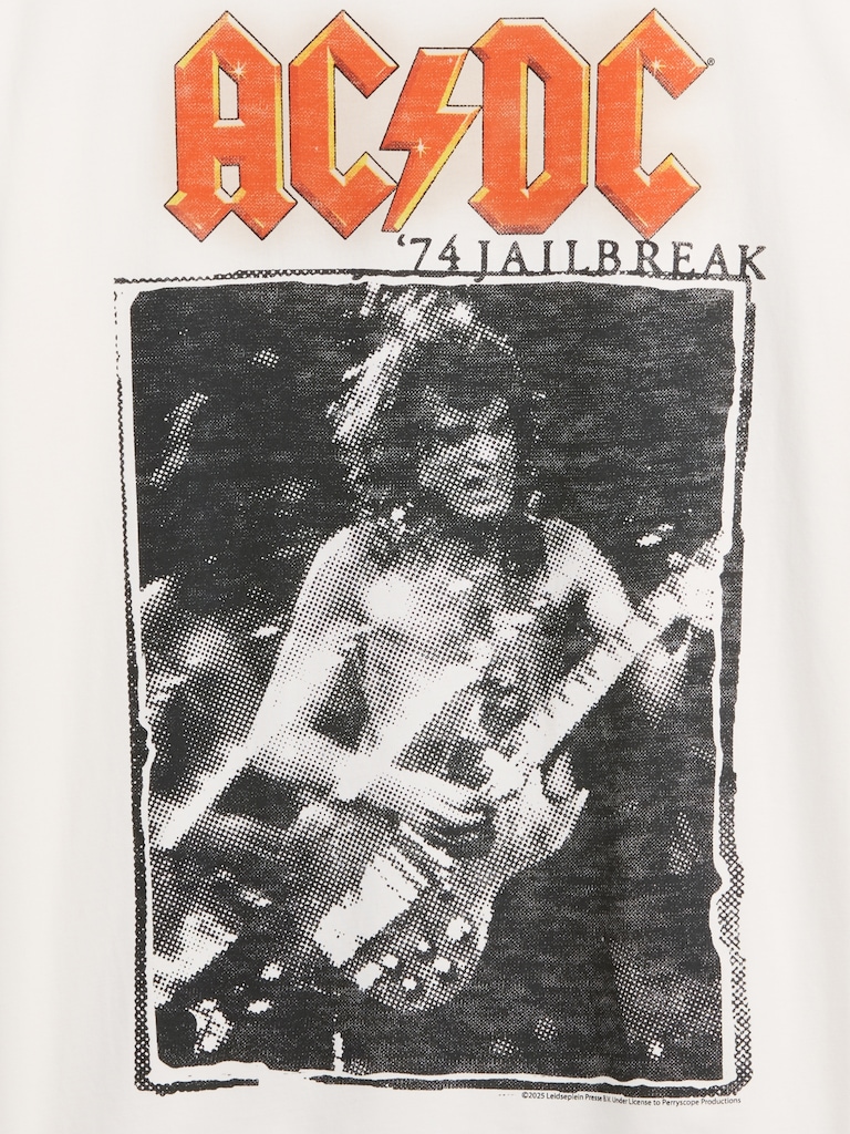 AC/DC Relaxed Graphic T-Shirt