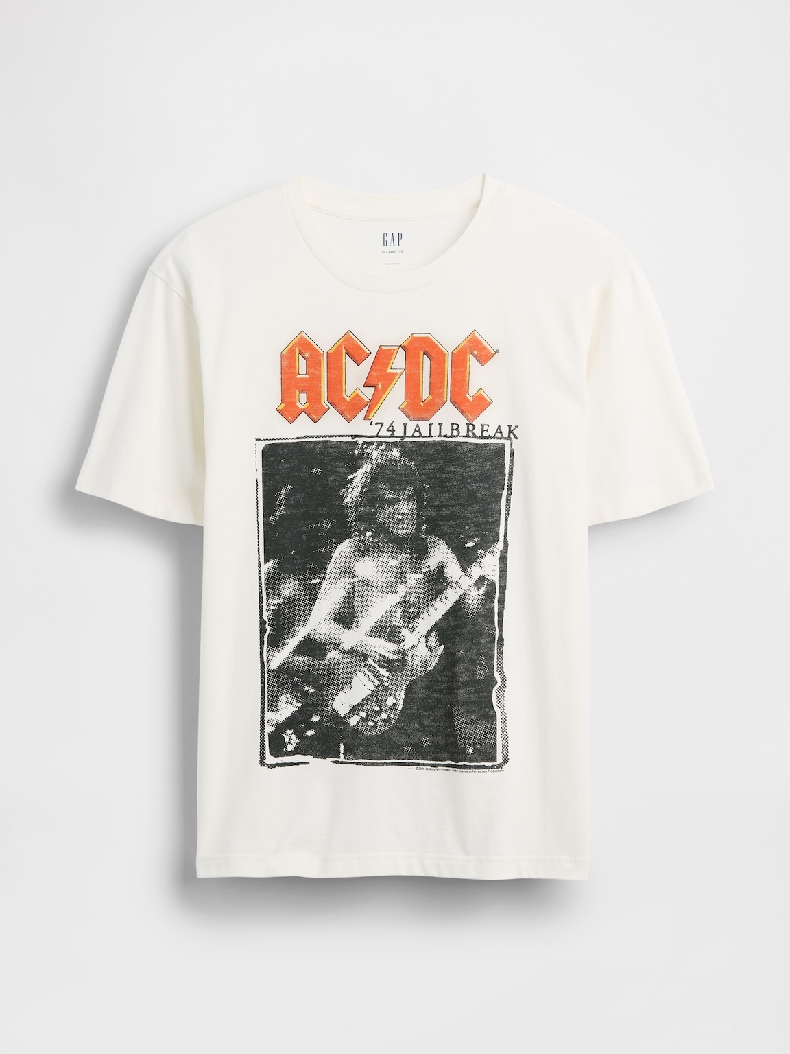 AC/DC Relaxed Graphic T-Shirt