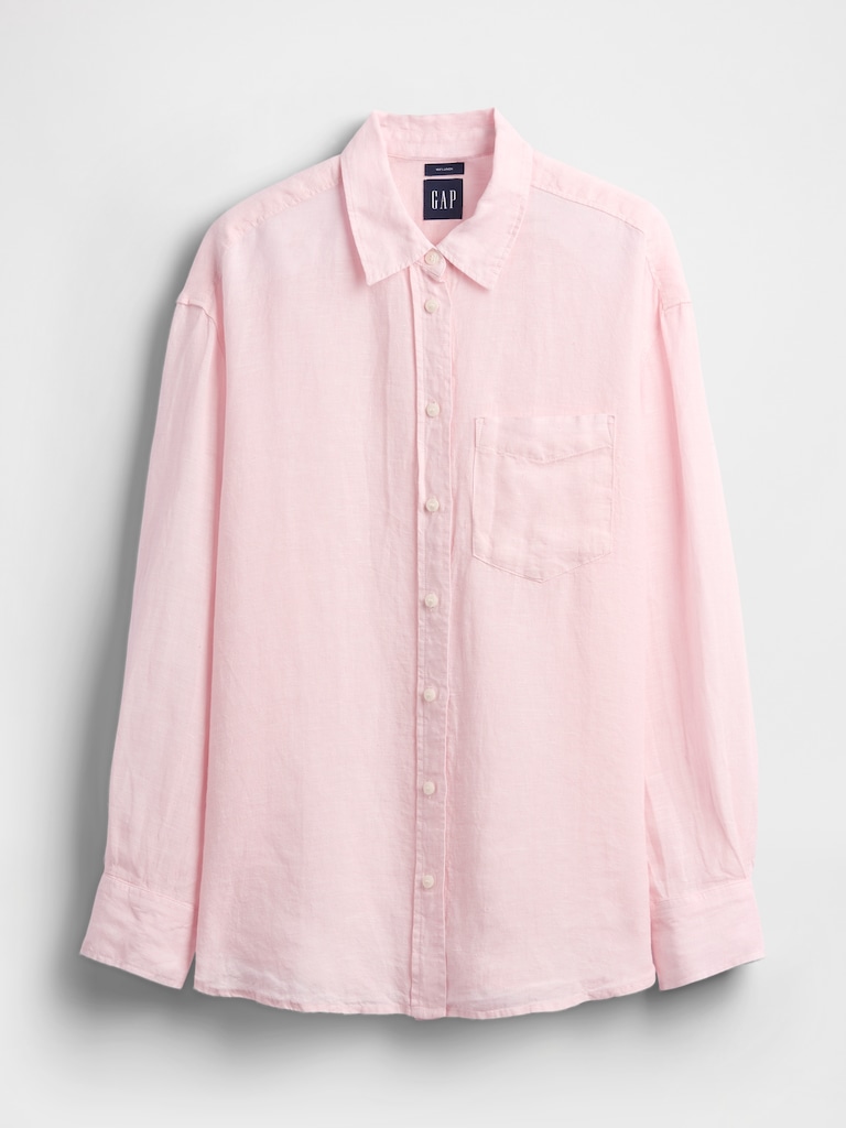 100% Linen Oversized Shirt
