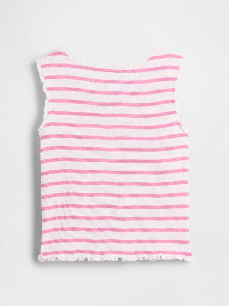Baby & Toddler Graphic Stripe Rib Tank Top