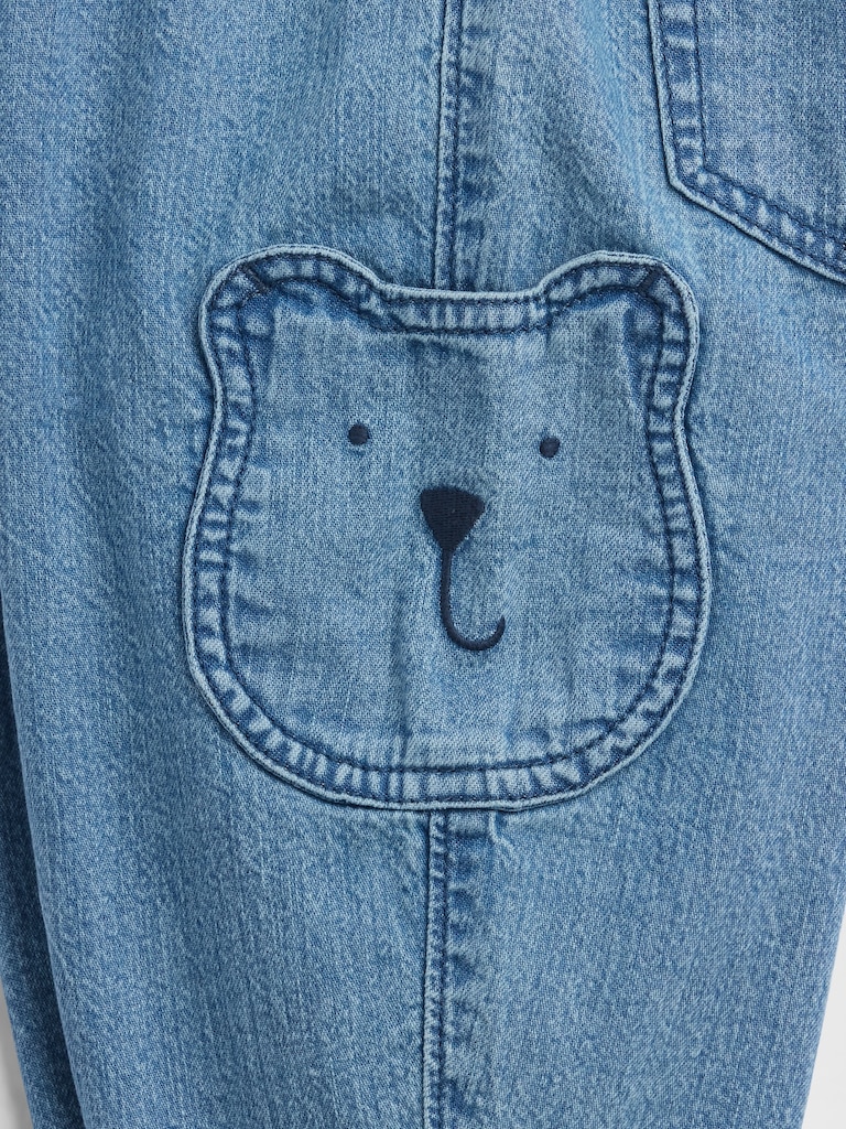 Baby & Toddler Brannan Bear Pocket Pull-On Barrel Jeans