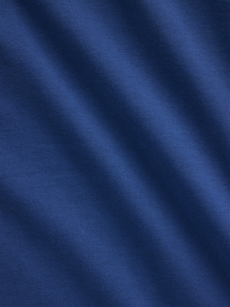 Knit Oversized Crop T-Shirt