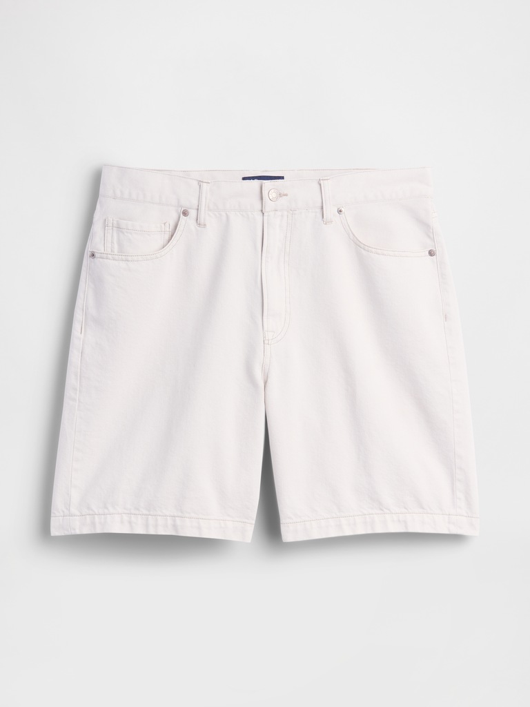 9" Loose Denim Shorts