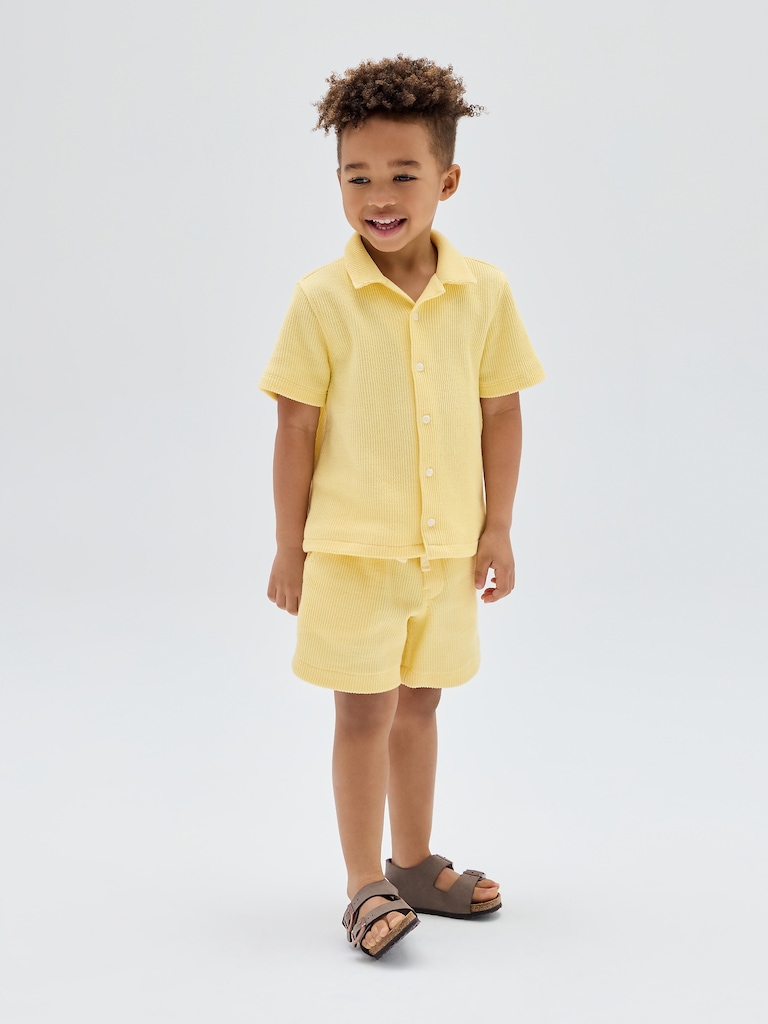 babyGap Pull-On Jacquard Ribbed Shorts