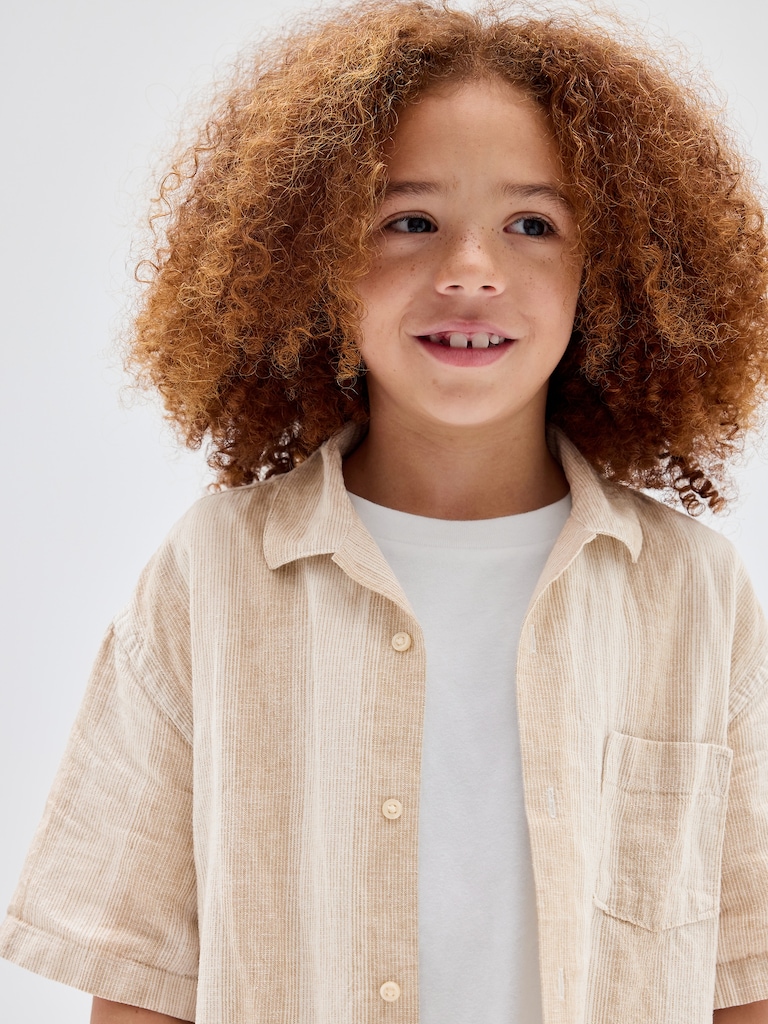 Kids Textured Vacay Shirt