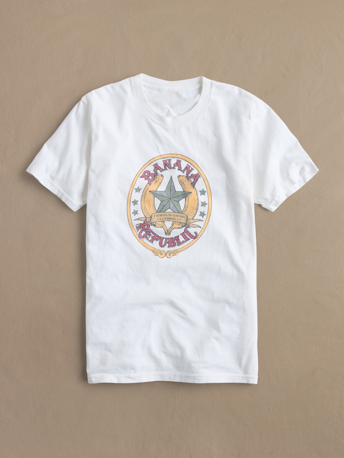 Archive Coat of Bananas Graphic T-Shirt Men's Size S