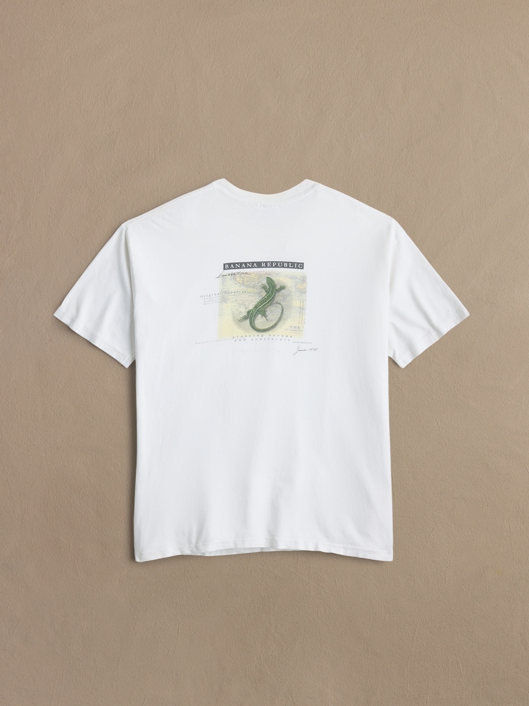 Archive Gecko Graphic T-Shirt Men's Size L