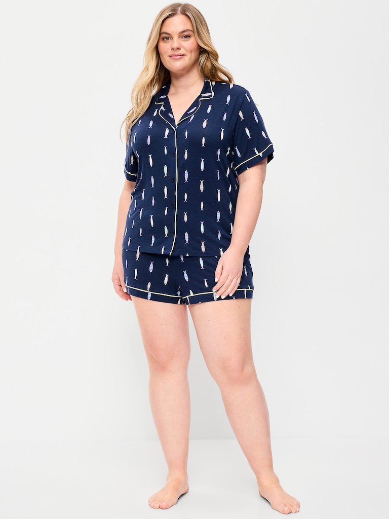 Sunday Sleep Knit Jersey Short Set