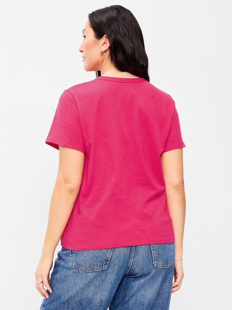 T-shirt passe-partout ras du cou