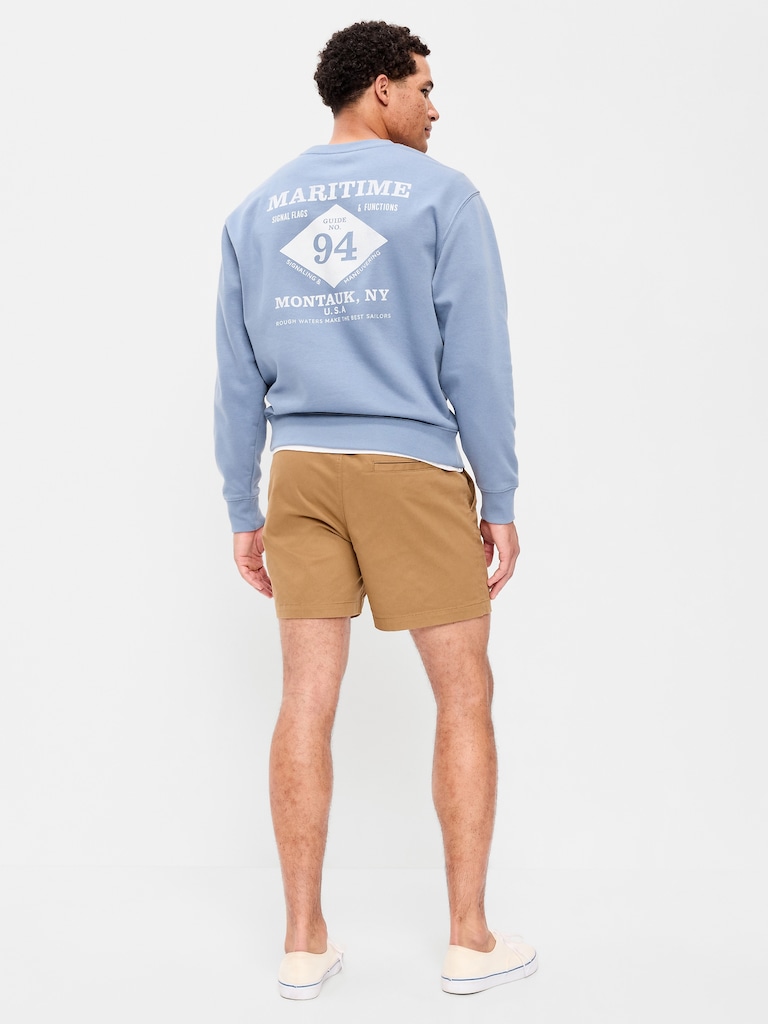 Twill Jogger Shorts -- 5-inch inseam