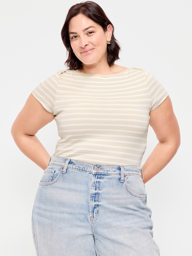 Snug Boat-Neck T-Shirt