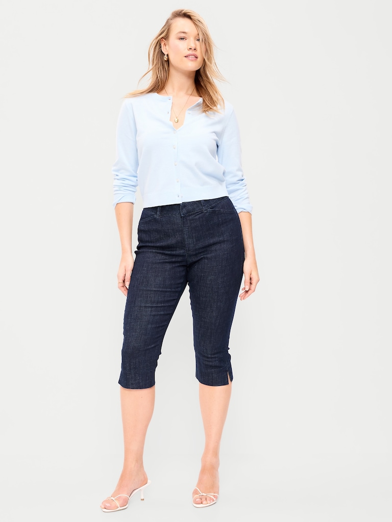 High-Waisted Pixie Capri Pants